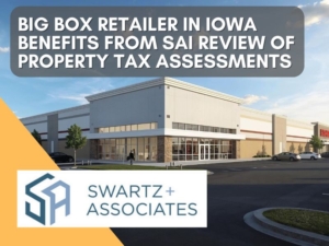 Big Box Retailer in Iowa benefits from SAI Review of Property Tax Assessments