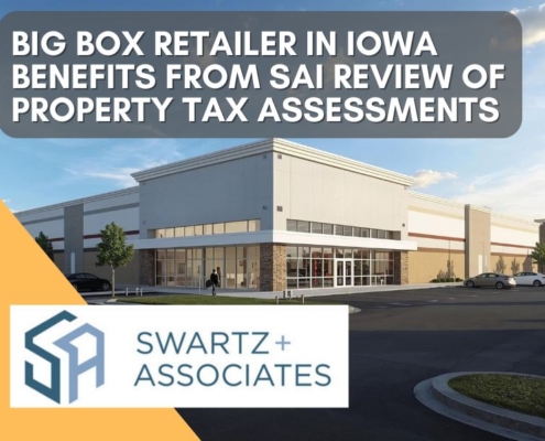 Big Box Retailer in Iowa benefits from SAI Review of Property Tax Assessments