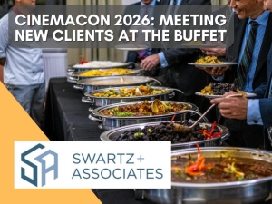 CinemaCon 2026: Meeting New Clients at the Buffet